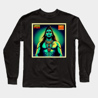 Dancing With Lord Shiva Vinyl Record Vol. 8 Long Sleeve T-Shirt